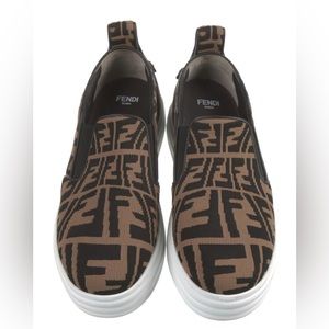 Zucca FF Logo Canvas Fendi Sneakers